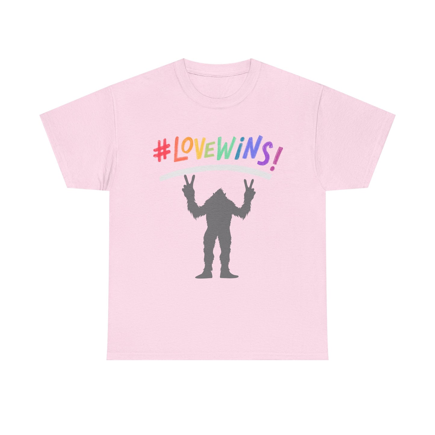 #LOVEWINS! Unisex Heavy Cotton Tee - Celebrate Love and Equality