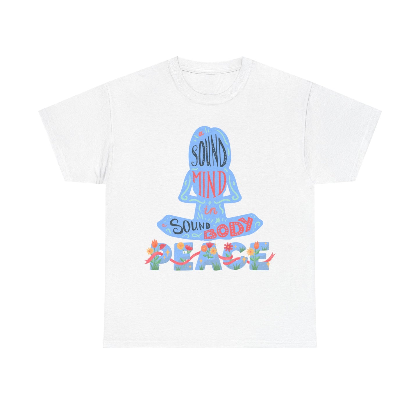 Mindful Meditation Tee, Mindfulness Apparel, Yoga Gift