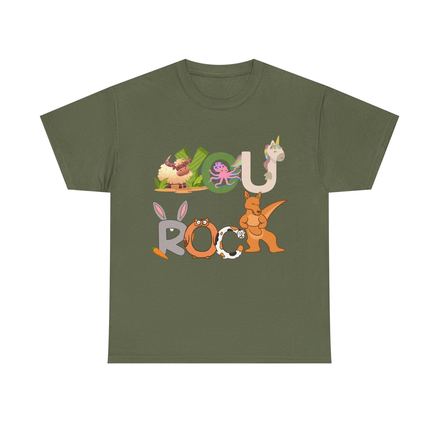 You Rock  - Fun Animal Design, Gift for Kids, Encouragement Tee