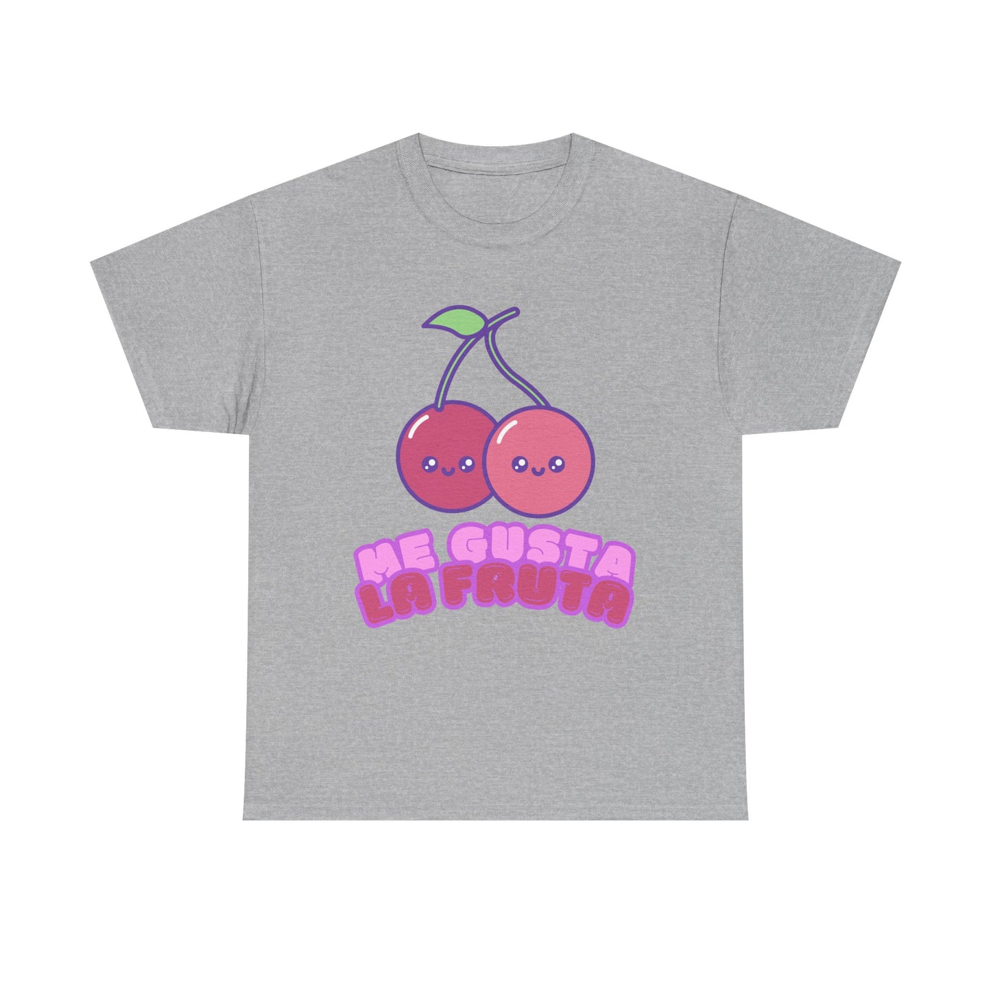 Cute Cherry Graphic Tee, Fruit Lover Shirt, Kawaii Style, Unisex Cotton T-Shirt, Fun Gift for Friends,