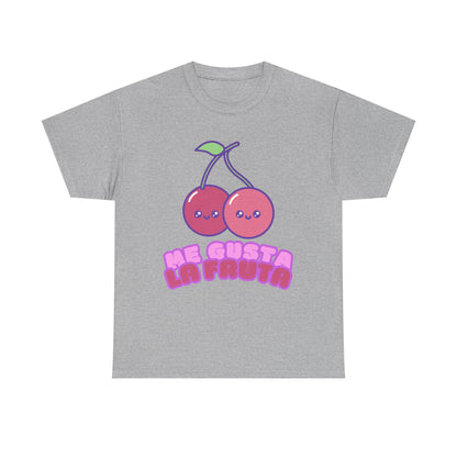 Cute Cherry Graphic Tee, Fruit Lover Shirt, Kawaii Style, Unisex Cotton T-Shirt, Fun Gift for Friends,