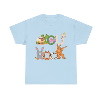 You Rock  - Fun Animal Design, Gift for Kids, Encouragement Tee