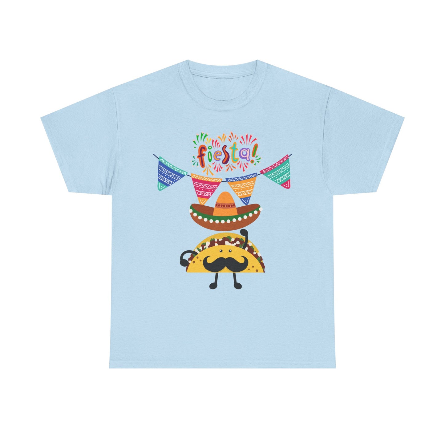 Fiesta Taco Party Tee, Taco Lover Gift, Celebration Apparel, Party Wear