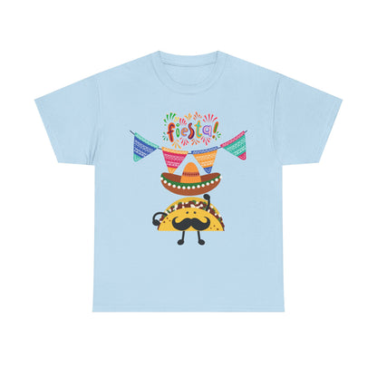 Fiesta Taco Party Tee, Taco Lover Gift, Celebration Apparel, Party Wear