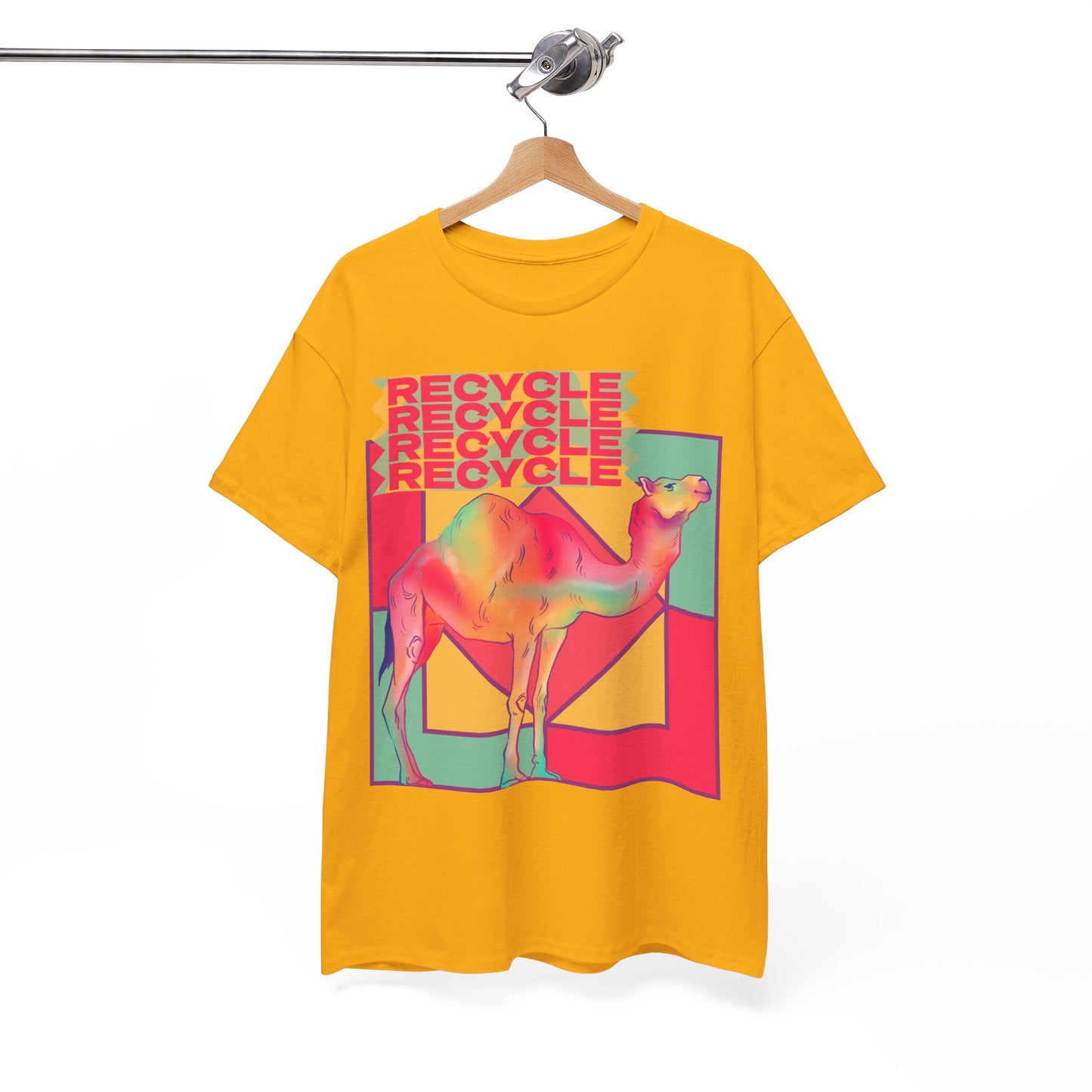 Camel Recycle Eco-Friendly T-Shirt,  Gift for Environmentalists
