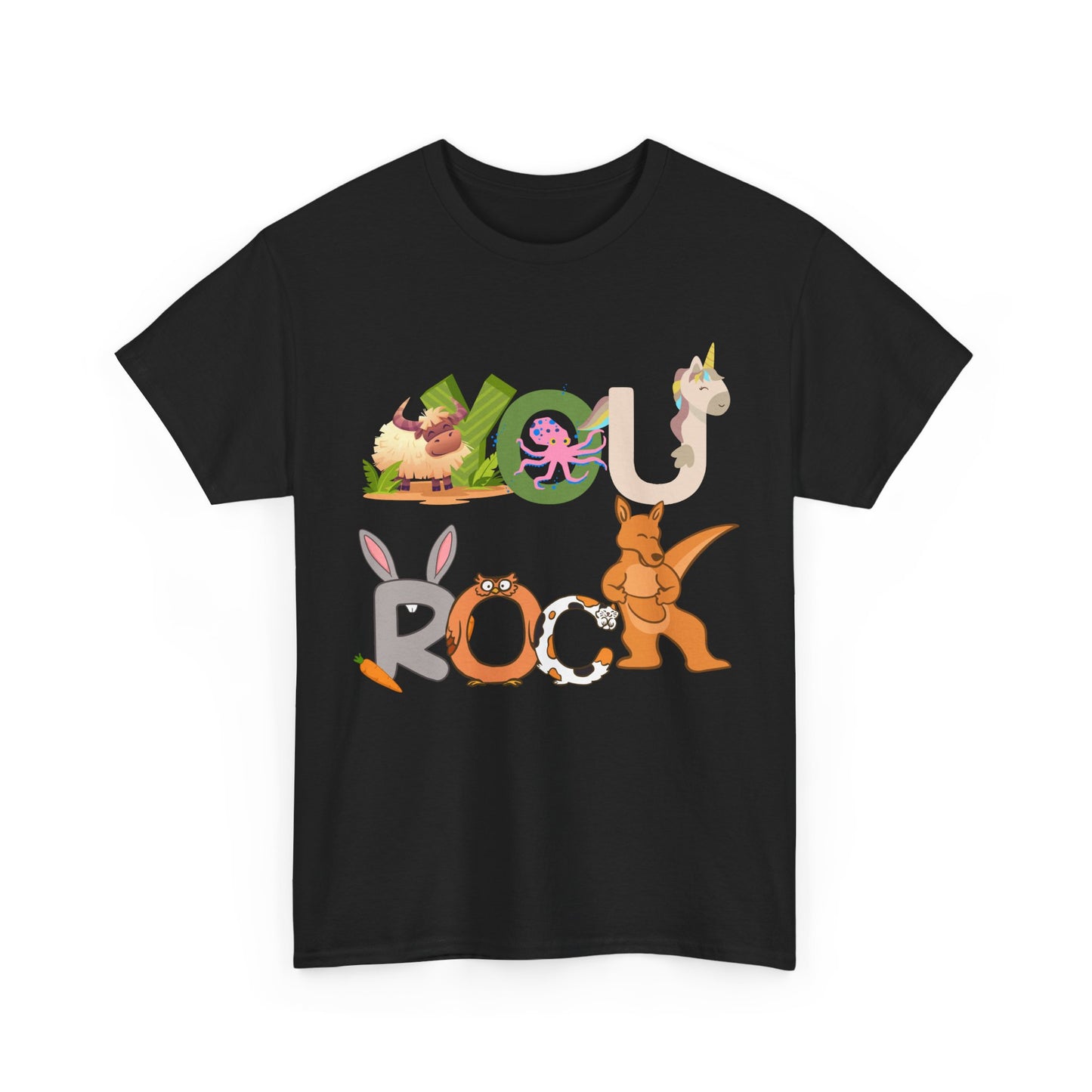 You Rock  - Fun Animal Design, Gift for Kids, Encouragement Tee