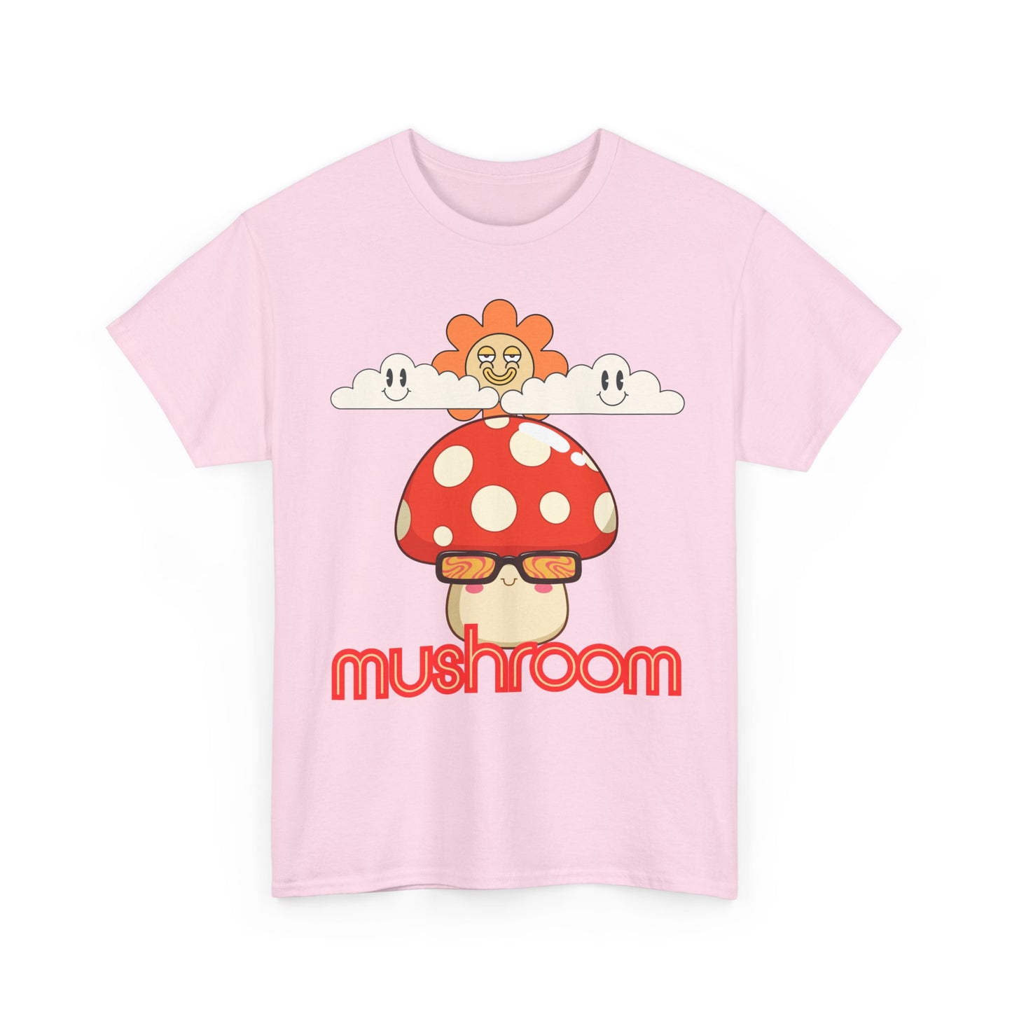 Mushroom Unisex T-Shirt, Eco-friendly Gifts for Birthdays, Whimsical Design for Nature Lovers,