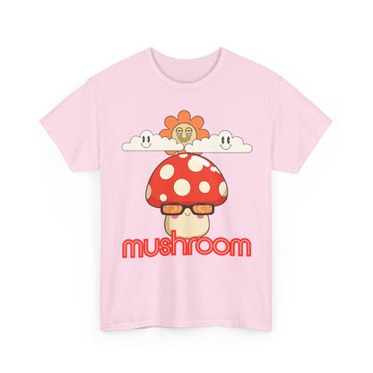 Mushroom Unisex T-Shirt, Eco-friendly Gifts for Birthdays, Whimsical Design for Nature Lovers,