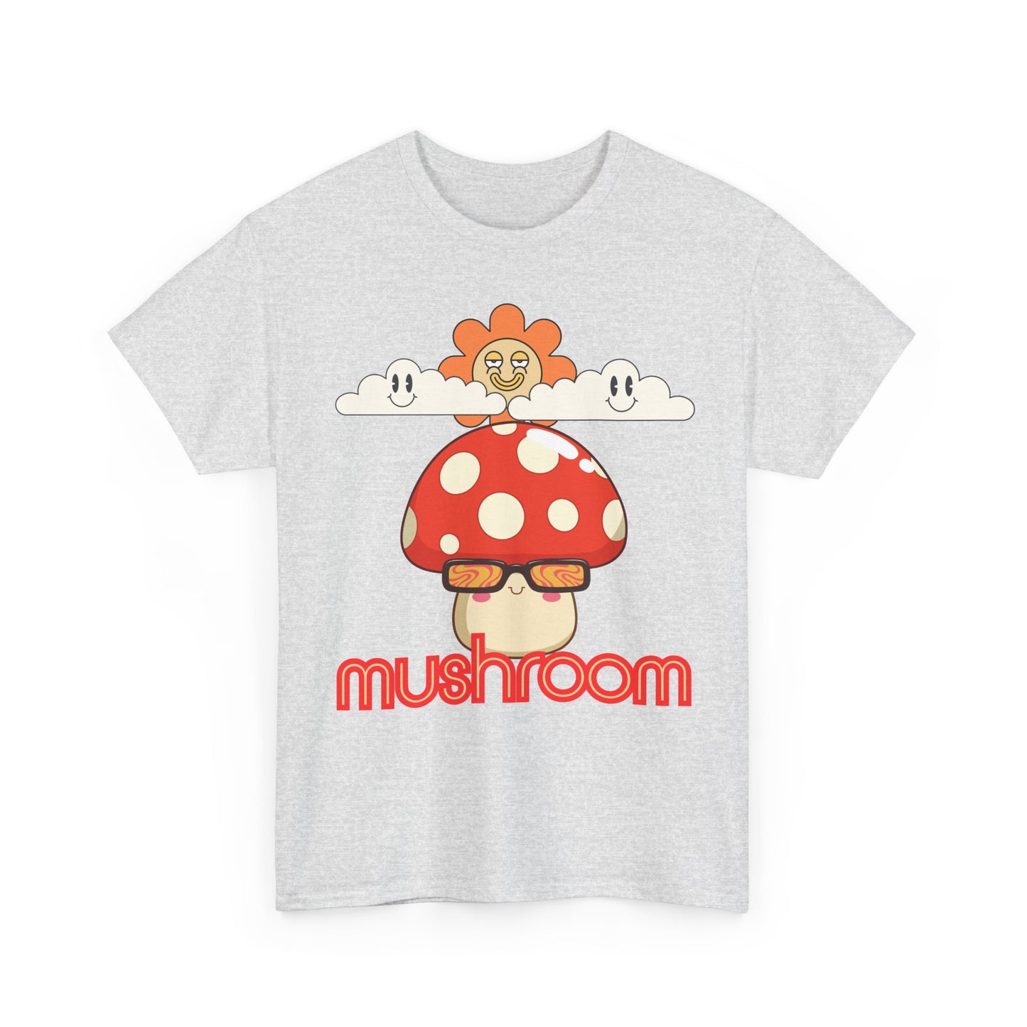 Mushroom Unisex T-Shirt, Eco-friendly Gifts for Birthdays, Whimsical Design for Nature Lovers,