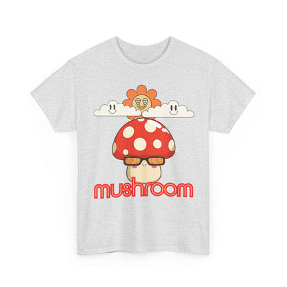 Mushroom Unisex T-Shirt, Eco-friendly Gifts for Birthdays, Whimsical Design for Nature Lovers,