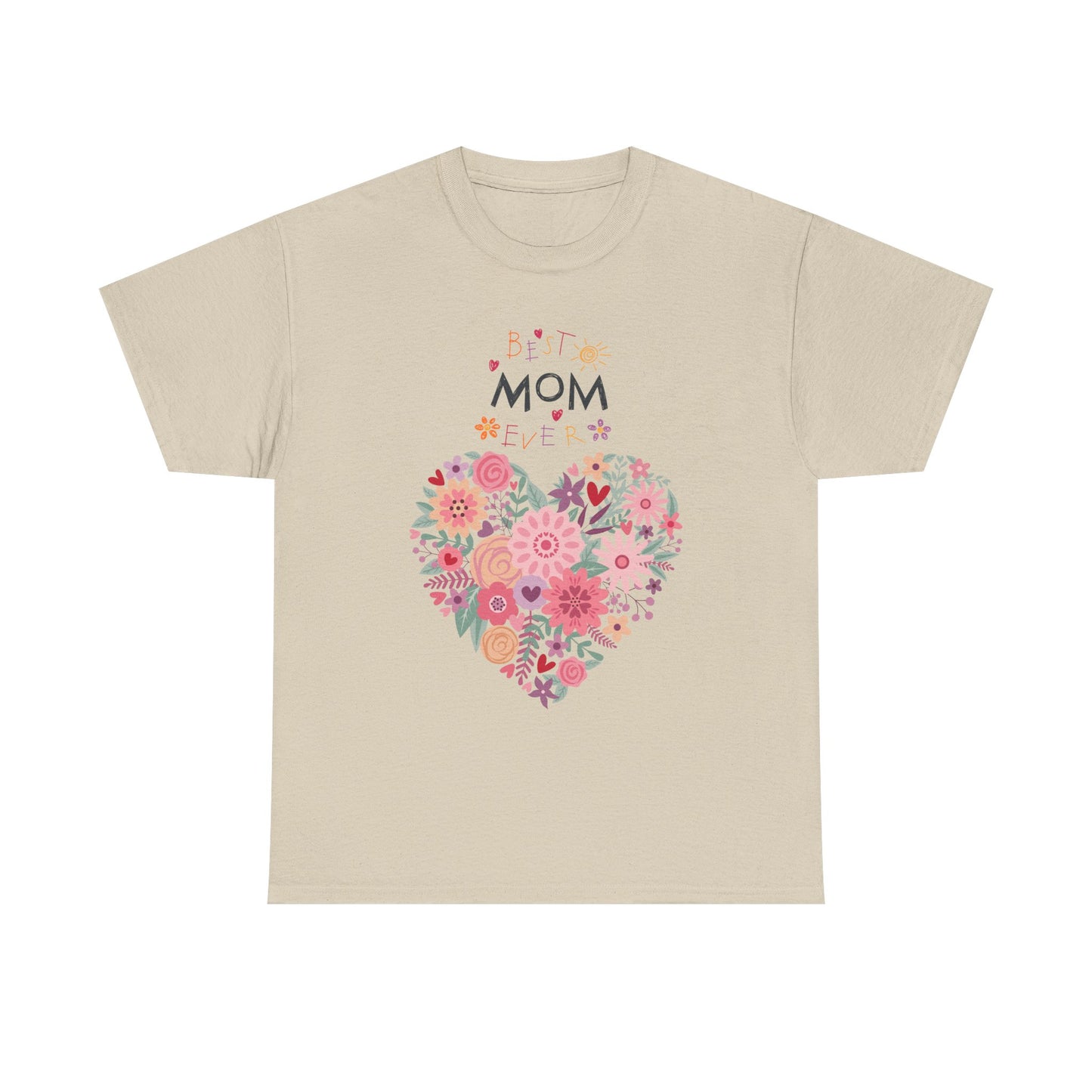 Best Mom Ever Women’s T-Shirt - Floral Apparel