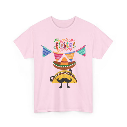 Fiesta Taco Party Tee, Taco Lover Gift, Celebration Apparel, Party Wear