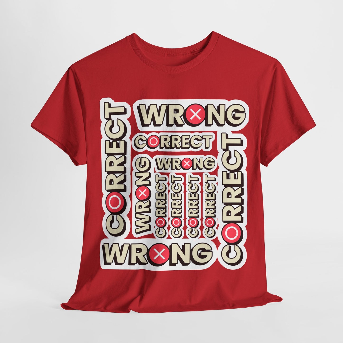 Correct vs. Wrong Unisex Heavy Cotton T-Shirt