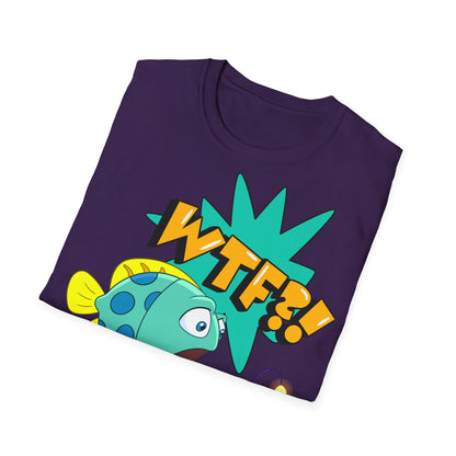 WTF?! What the Fish?! Unisex Softstyle T-Shirt - Fun Graphic Tee