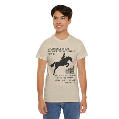 Defence, Defeat, Detail - Tee