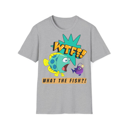 WTF?! What the Fish?! Unisex Softstyle T-Shirt - Fun Graphic Tee