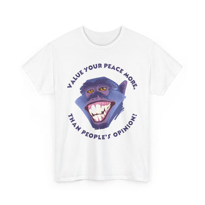 Value Your Peace - Inspirational Quote Shirt, Motivational Apparel, Gift for Self-Care