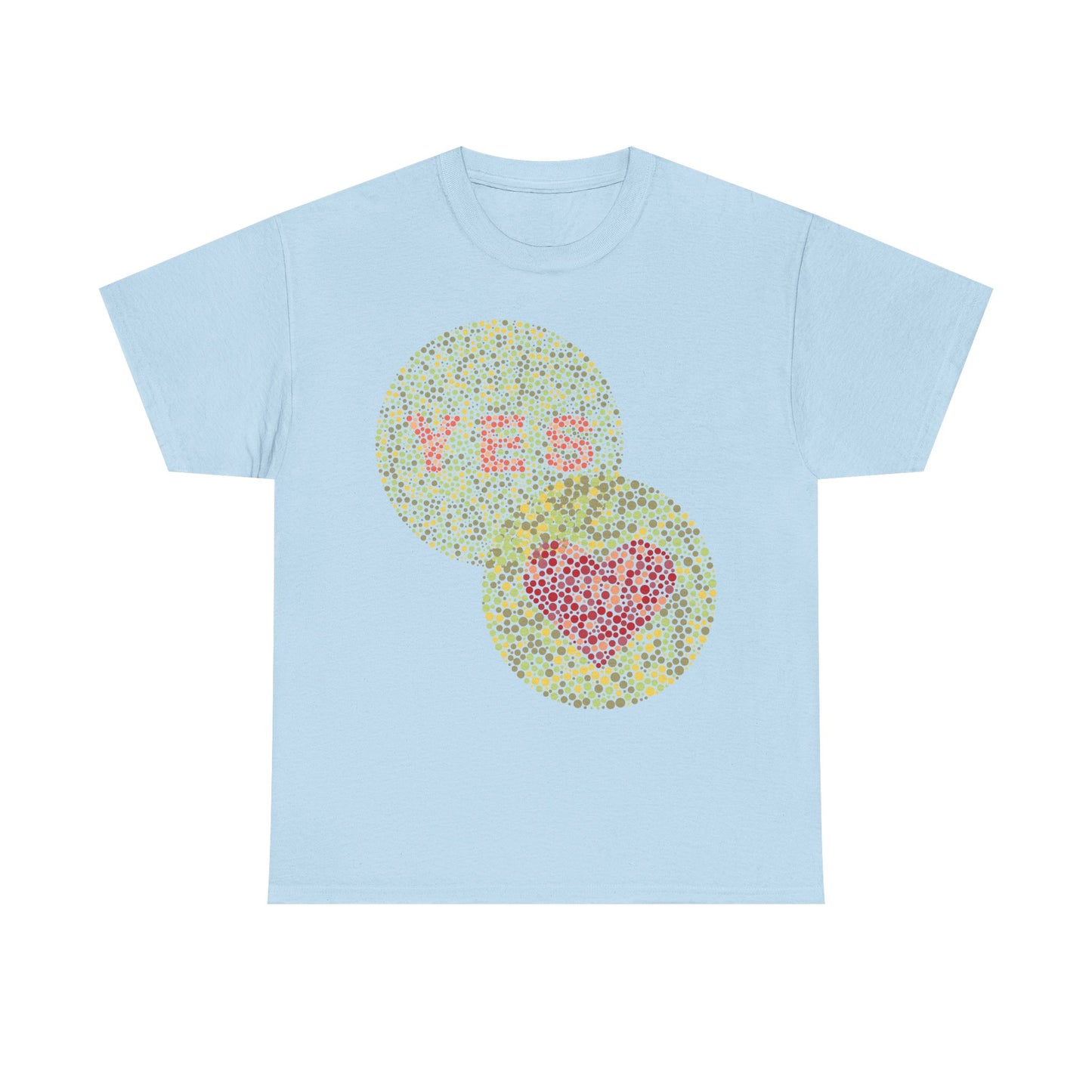 Yes Heart Unisex Heavy Cotton Tee - Affirmative Statement Shirt