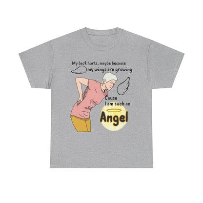 My Back Hurts, Cause I Am Such an Angel
