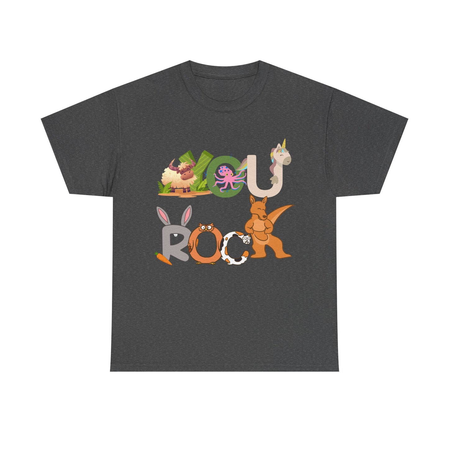 You Rock  - Fun Animal Design, Gift for Kids, Encouragement Tee