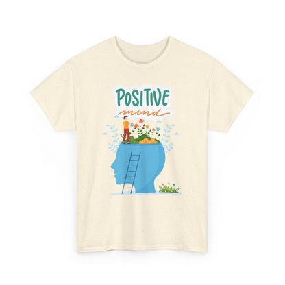 Positive Mind Unisex T-shirt, Everyday Wear, Inspirational Gift, Mental Health Awareness