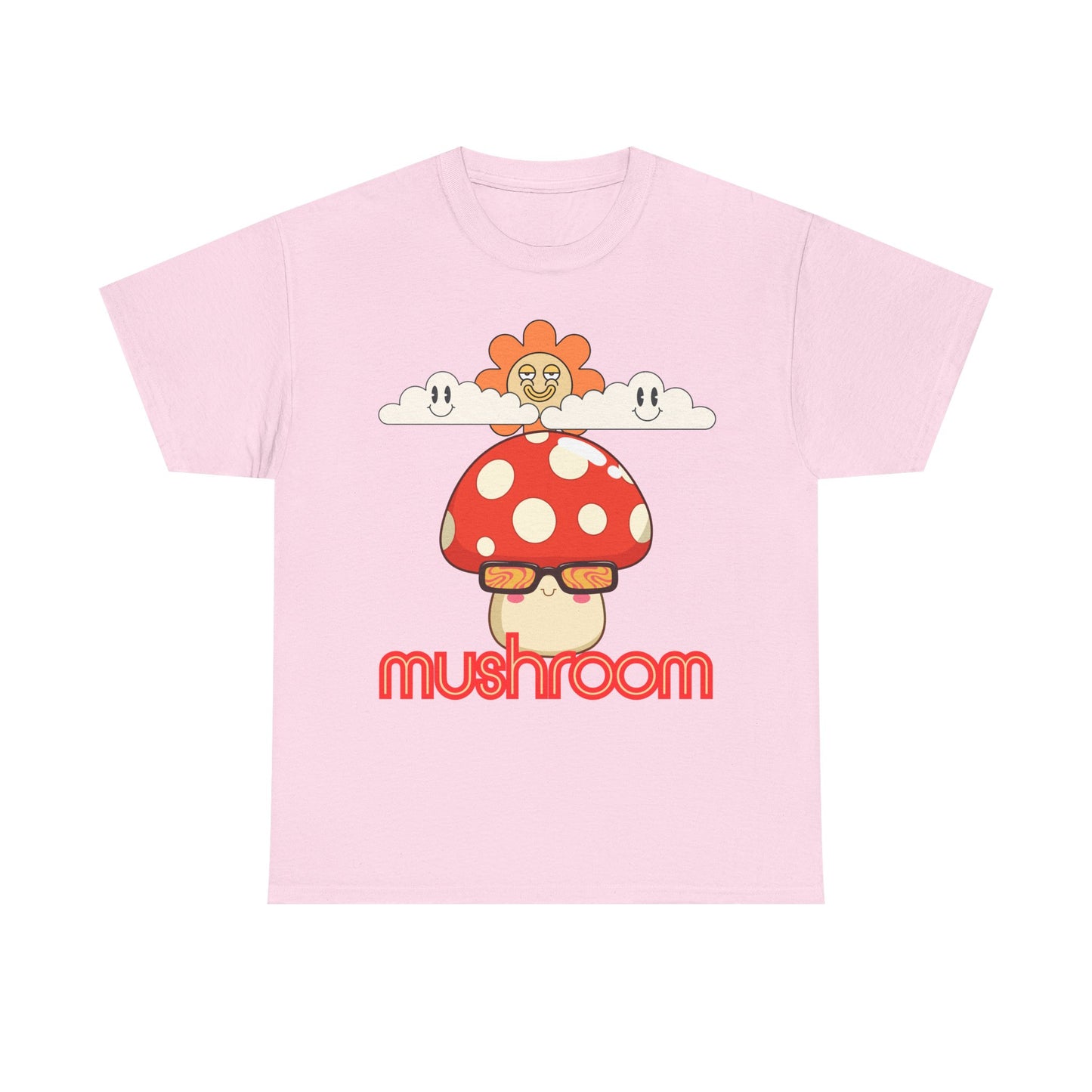 Mushroom Unisex T-Shirt, Eco-friendly Gifts for Birthdays, Whimsical Design for Nature Lovers,