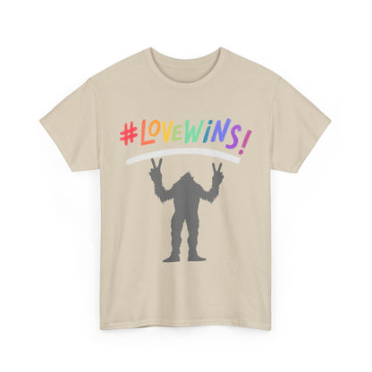 #LOVEWINS! Unisex Heavy Cotton Tee - Celebrate Love and Equality