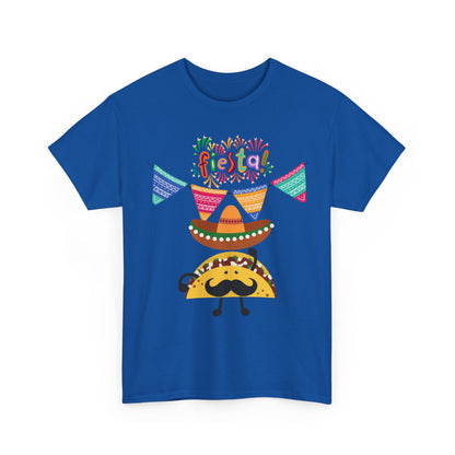 Fiesta Taco Party Tee, Taco Lover Gift, Celebration Apparel, Party Wear