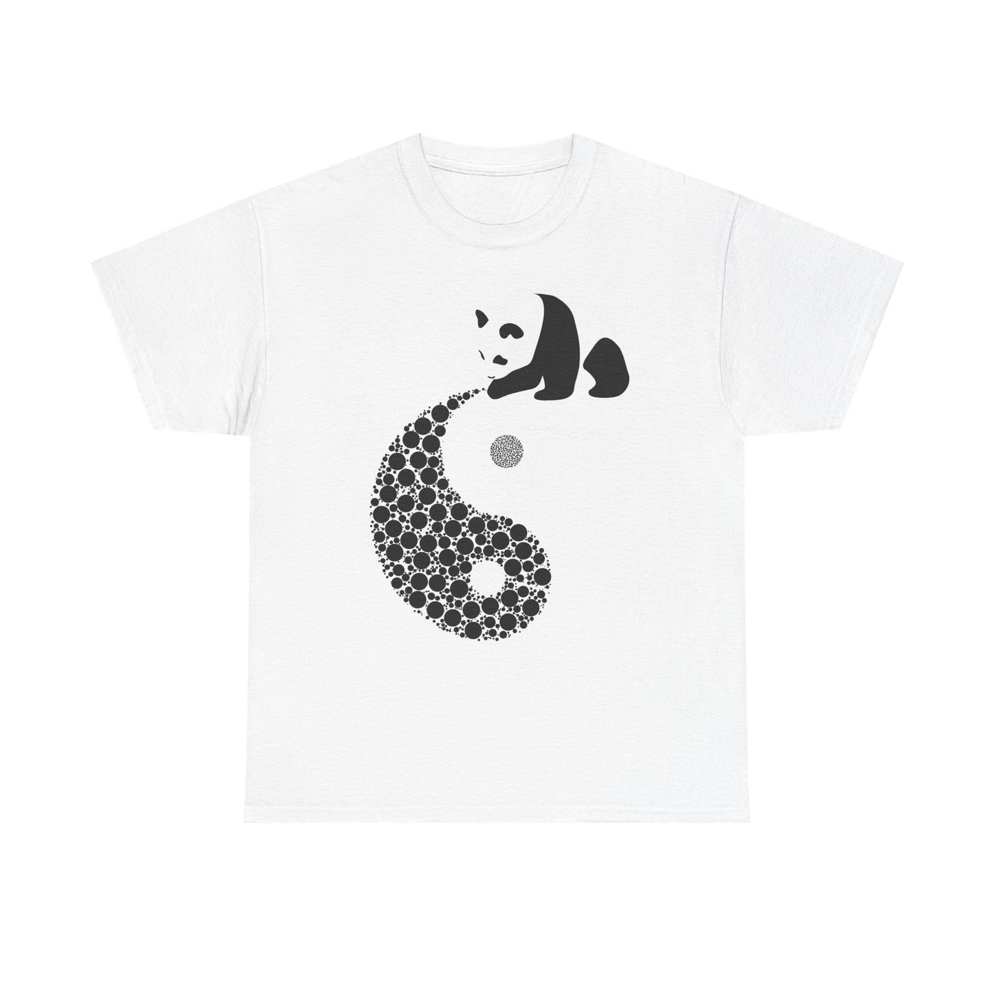 Panda Yin Yang Unisex Heavy Cotton Tee