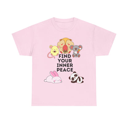 Find Your Inner Peace -Shirt for Animal Lovers