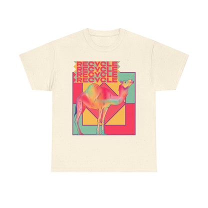 Camel Recycle Eco-Friendly T-Shirt,  Gift for Environmentalists