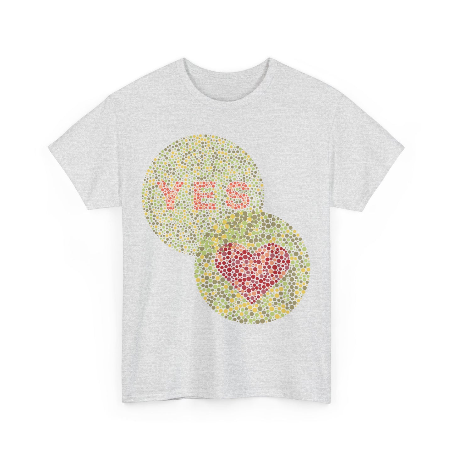 Yes Heart Unisex Heavy Cotton Tee - Affirmative Statement Shirt
