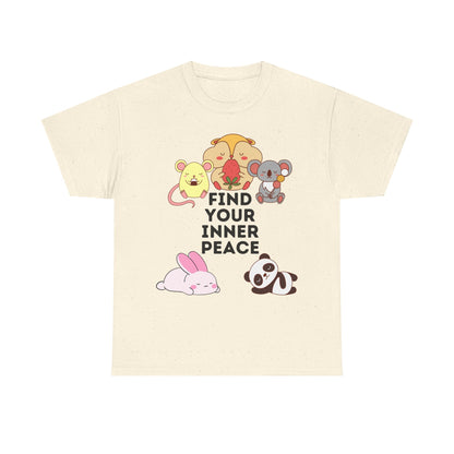 Find Your Inner Peace -Shirt for Animal Lovers