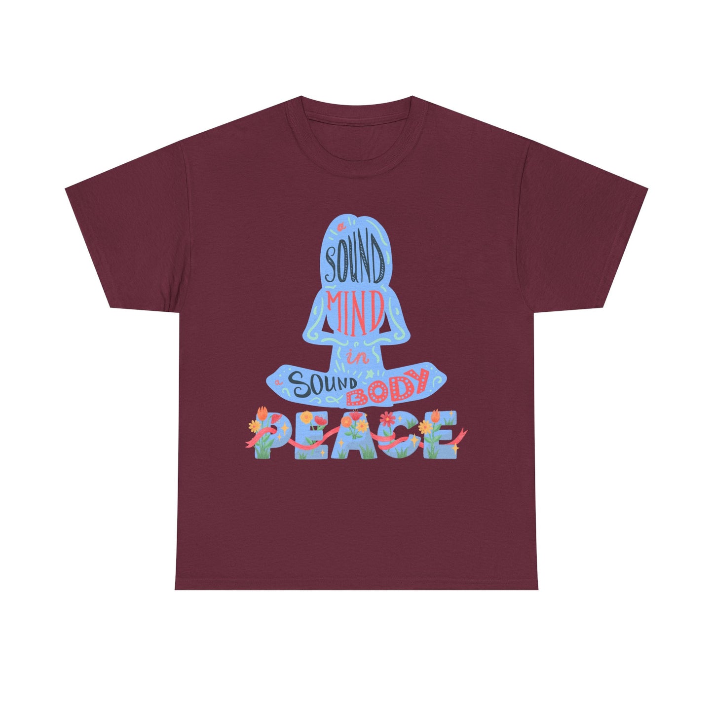 Mindful Meditation Tee, Mindfulness Apparel, Yoga Gift