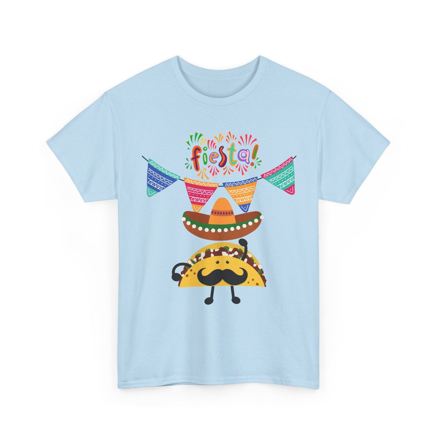 Fiesta Taco Party Tee, Taco Lover Gift, Celebration Apparel, Party Wear