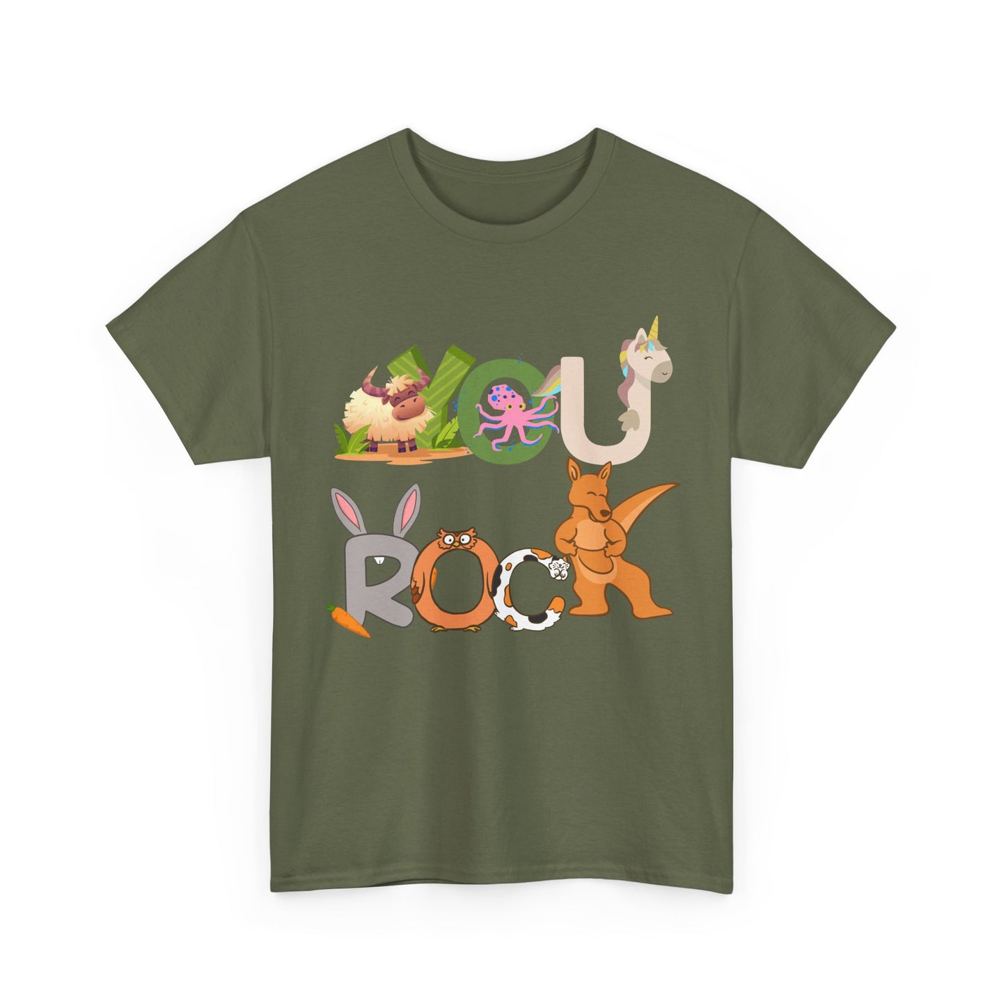 You Rock  - Fun Animal Design, Gift for Kids, Encouragement Tee