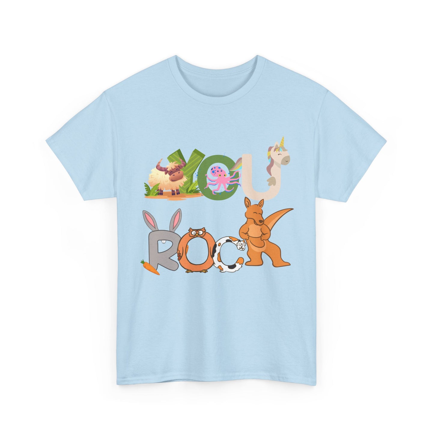You Rock  - Fun Animal Design, Gift for Kids, Encouragement Tee