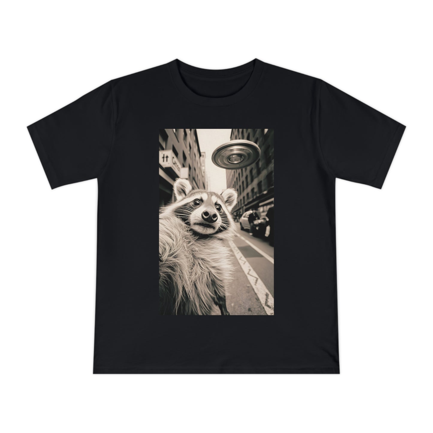 Raccoon in the accident Selfie - Unisex Classic Jersey T-shirt
