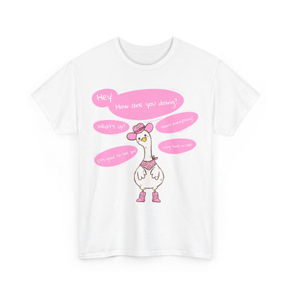 Long time no see Goose Cowboy Graphic T-Shirt