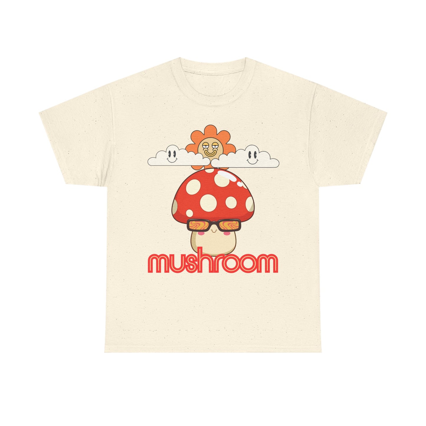 Mushroom Unisex T-Shirt, Eco-friendly Gifts for Birthdays, Whimsical Design for Nature Lovers,