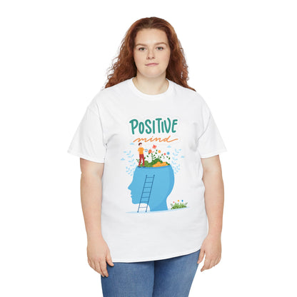 Positive Mind Unisex T-shirt, Everyday Wear, Inspirational Gift, Mental Health Awareness