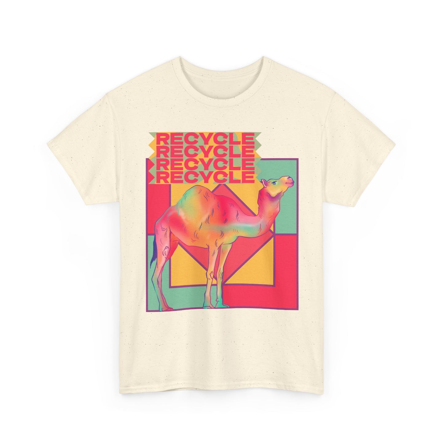 Camel Recycle Eco-Friendly T-Shirt,  Gift for Environmentalists
