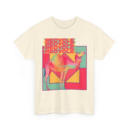 Camel Recycle Eco-Friendly T-Shirt,  Gift for Environmentalists