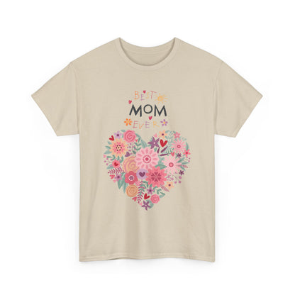 Best Mom Ever Women’s T-Shirt - Floral Apparel