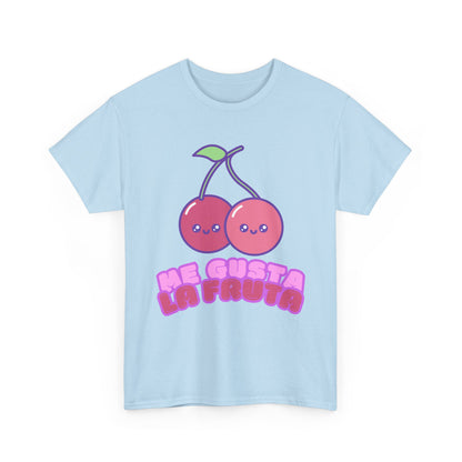 Cute Cherry Graphic Tee, Fruit Lover Shirt, Kawaii Style, Unisex Cotton T-Shirt, Fun Gift for Friends,
