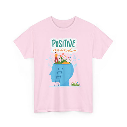 Positive Mind Unisex T-shirt, Everyday Wear, Inspirational Gift, Mental Health Awareness