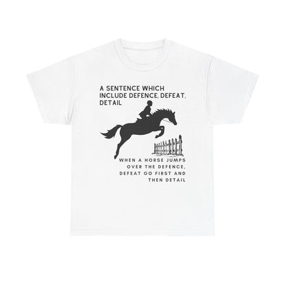 Defence, Defeat, Detail - Tee