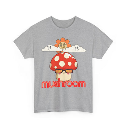 Mushroom Unisex T-Shirt, Eco-friendly Gifts for Birthdays, Whimsical Design for Nature Lovers,