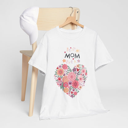 Best Mom Ever Women’s T-Shirt - Floral Apparel