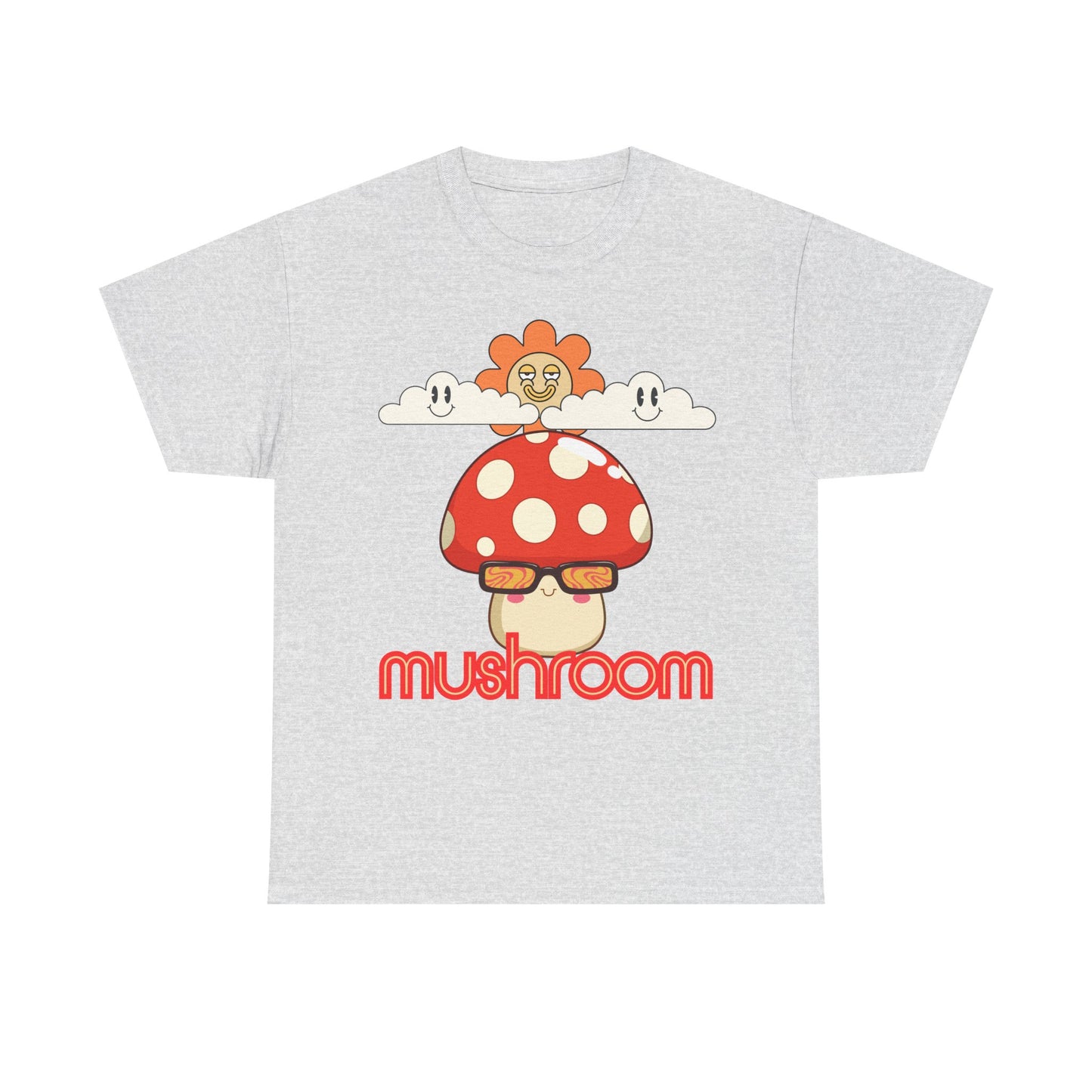 Mushroom Unisex T-Shirt, Eco-friendly Gifts for Birthdays, Whimsical Design for Nature Lovers,
